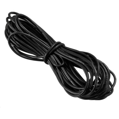 High Quality Ultra Flexible 14AWG Silicone Wire 10m (Black)