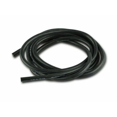 High Quality Ultra Flexible 14AWG Silicone Wire 1m (Black)