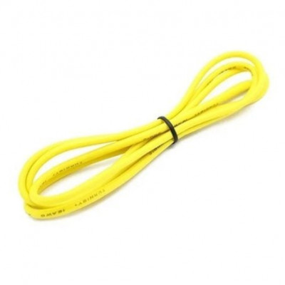 High Quality Ultra Flexible 16AWG Silicone Wire 10 m (Yellow)