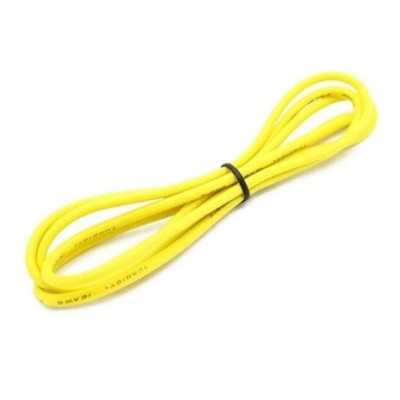 High Quality Ultra Flexible 18AWG Silicone Wire 10 m (Yellow)