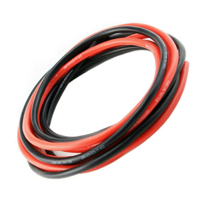 High Quality Ultra Flexible 18AWG Silicone Wire 3m (Black) + 3m (Red)