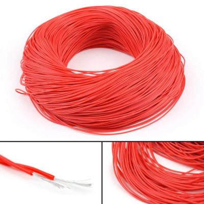 High Quality Ultra Flexible 24AWG Silicone Wire 50METER (Red)