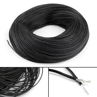 High Quality Ultra Flexible 28AWG Silicone Wire 10m (Black)