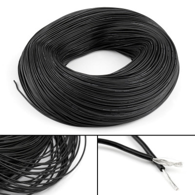 High Quality Ultra Flexible 28AWG Silicone Wire 3m (Black)