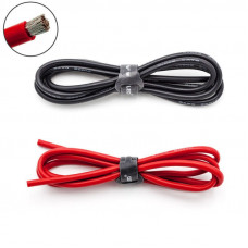 High Quality Ultra Flexible 8AWG Silicone Wire 0.5m (Red) + 0.5m (Black)