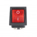 High voltage KCD4 Red 250V 16A DPST ON-OFF 4 Pin Rocker Switch