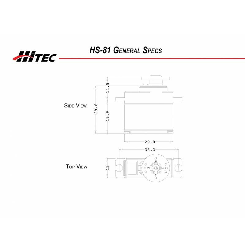Hitec HS81 Standard Micro Servo buy online at Low Price in India