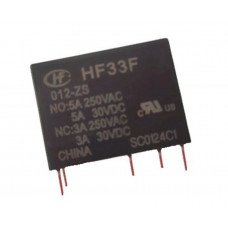 Hongfa 12V 5A DC HF33F/012-ZS3 5-Pin SPDT Miniature Power Relay