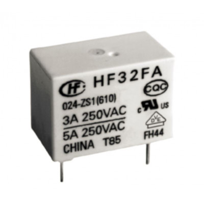 Hongfa 24V 5A DC HF32FA/024-ZS1 5 Pin SPDT Miniature Power Relay