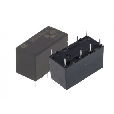 Hongfa 24V 2A DC HFD27/024-S 8 Pin DPDT PCB Mount Telecom Relay