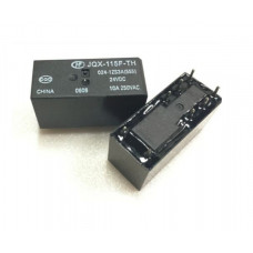 Hongfa 24V 10A DC JQX-115F-TH-024-1ZS3A 8-Pin SPDT PCB Mount Power Relay