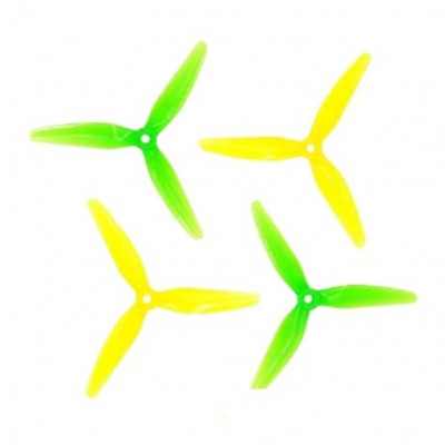 HQProp Ethix S4 Lemon Lime (2CW+2CCW)-Poly Carbonate Triblade Propeller HQProp Ethix S4 Lemon Lime (2CW+2CCW)-Poly Carbonate Triblade Propeller