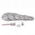 HSS Mini Circular Saw blades 6 Pieces Set for Wood Aluminum Cutting Disc