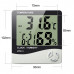 HTC-1 High Precision Large Screen Electronic Indoor Temperature, Humidity Thermometer with Clock Alarm