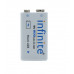 Infinite ENVIE 9V 800mAh Li-ion Micro USB Rechargeable Battery