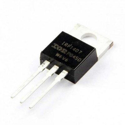 IRF1407 MOSFET - 75V 130A N-Channel HEXFET Power MOSFET TO-220 Package