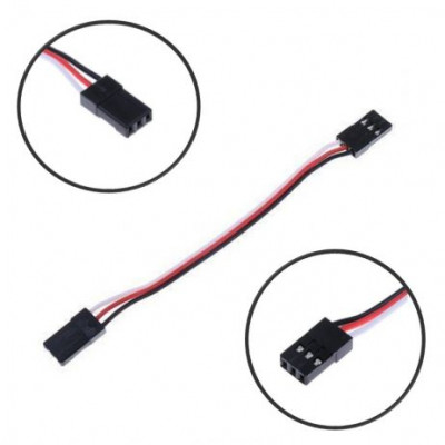 JR Male To JR Male Servo Extension Wire-100mm