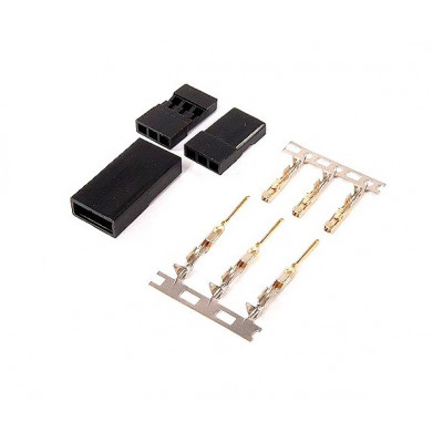 JST-SH Servo Plug Set - JR Gold Plated-10 Pieces JST-SH Servo Plug Set - JR Gold Plated-10 Pieces