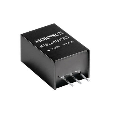 K7803-1000R3 Mornsun 24V to 3.3V DC-DC Converter 1W Power Supply Module - SIP Package