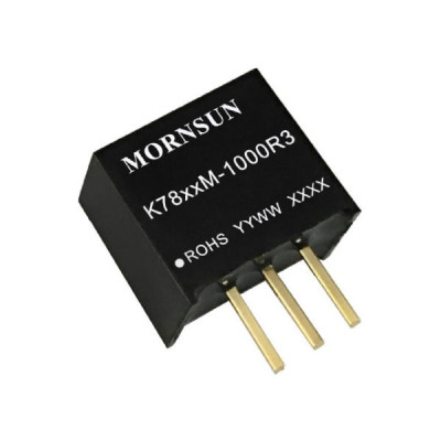 K7803M-1000R3 Mornsun 3.3V Output DC-DC Converter 1W Power Supply Module - 3-SIP Package