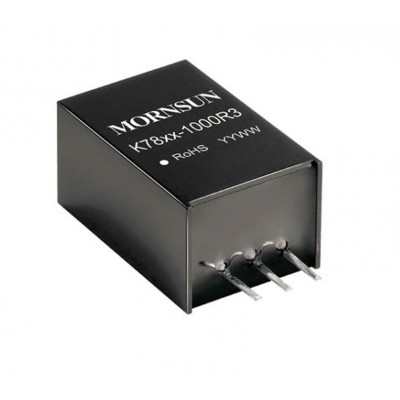 K7815-1000R3 Mornsun +15V/-15V Output DC-DC Converter 1W Power Supply Module - SIP Package
