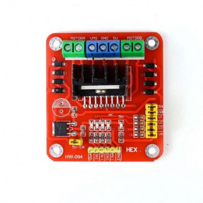 L298N Dual H Bridge DC/Stepper Motor Driver Controller Module