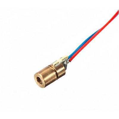 Laser Diode - Red - 650nm - 5V - 6mm - 50mW