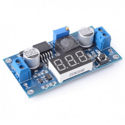 LM2596 DC-DC Buck Converter Step Down Power Supply Module with Digital Voltage Display