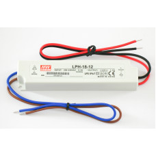 LPH-18-12 Mean Well SMPS - 12V 1.5A 18W Waterproof LED Power Supply