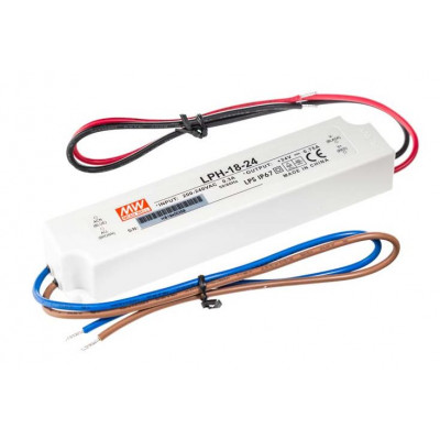 LPH-18-24 Mean Well SMPS - 24V 0.75A 18W Waterproof LED Power Supply LPH-18-24 Mean Well SMPS - 24V 0.75A 18W Waterproof LED Power Supply