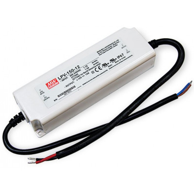 LPV-150-12 Mean Well SMPS - 12V 10A 120W Waterproof LED Power Supply