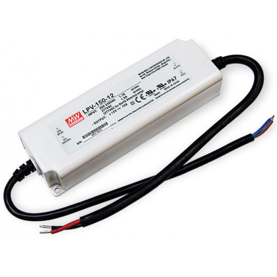 LPV-150-12 Mean Well SMPS - 12V 10A 120W Waterproof LED Power Supply LPV-150-12 Mean Well SMPS - 12V 10A 120W Waterproof LED Power Supply