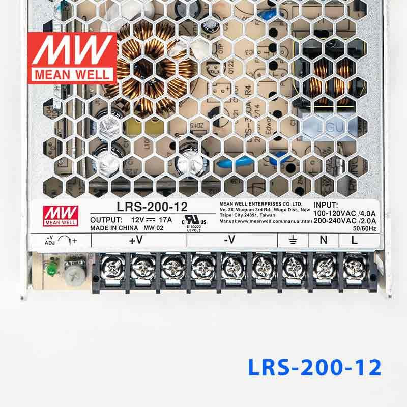 LRS-200-12 Mean Well SMPS - 12V 17A - 204W Metal Power Supply buy