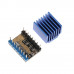 LV8729 6V-36V Ultra Quiet 4-layer Substrate Stepper Motor Driver with Heatsink for 3D Printer