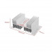 M Shape Aluminum Single Phase Solid State Relay SSR Heat Sink Base Small Type Heat Radiator for 10A to100A