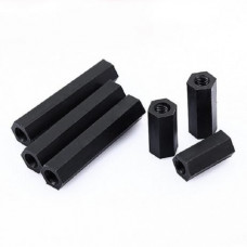 M3x20MM Female to Female Nylon Hex Spacer - 10 Pieces pack