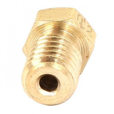 M6 Thread Brass Nozzle V5 V6 UM Compatible - 1.75mm x 0.2mm (for 3D printer)