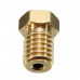 M6 Thread Brass Nozzle V5 V6 UM Compatible - 1.75mm x 0.4mm (for 3D printer)