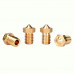 M6 Thread Brass Nozzle V5 V6 UM Compatible - 3mm x 0.4mm (for 3D printer)