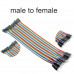 Male to Female Jumper Wires 40 Pin 40cm