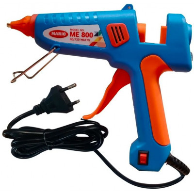 MARIO 80/120 Watt ME-800 Dual Temperature Super Heavy Performance Glue Gun with Light Indicator MARIO 80/120 Watt ME-800 Dual Temperature Super Heavy Performance Glue Gun with Light Indicator