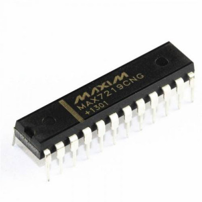 MAX7219 8-Digit LED Display Driver IC DIP-24 Package