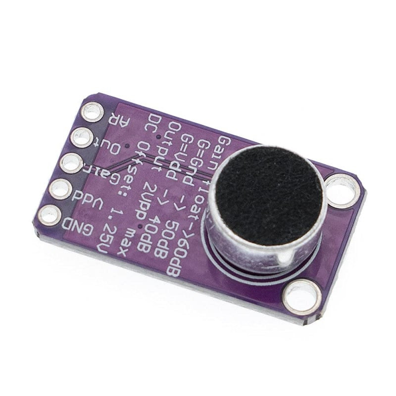 Module Microphone MAX9814 Avec Ampli Et AGC - Pour Arduino Et Projets Audio