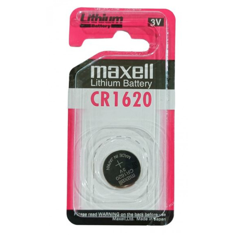 CR1620 3-Volt Lithium Battery 5-Per Pack (Maxwell)