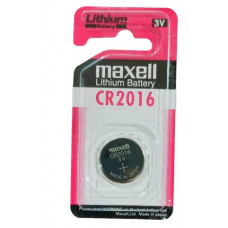Maxell CR2016 (Original) 3V Lithium Coin Cell Battery Industrial Grade