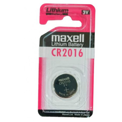 Maxell CR2016 (Original) 3V Lithium Coin Cell Battery Industrial Grade