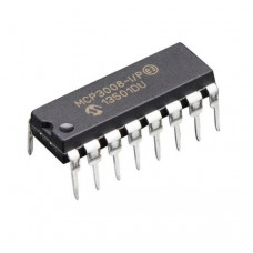 MCP3008 8-Channel 10-Bit A/D Converter with SPI Interface IC DIP-16 Package