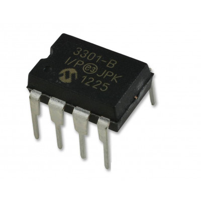 MCP3301 13-Bit Differential Input A/D Converter (ADC) with SPI Interface IC DIP-8 Package