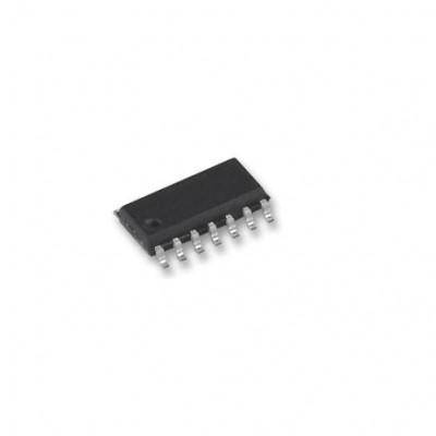 MCP6004-I/SL. MICROCHIP Operational Amplifier, Quad, 4 Amplifier, 0.6 V/s, 1.8V to 5.5V, SOIC, 14 Pins