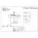 MCX Connector 2 Hole Flange Straight Female for Panel Mount